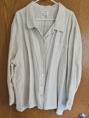 BOHEME Oxford Shirt In Oat